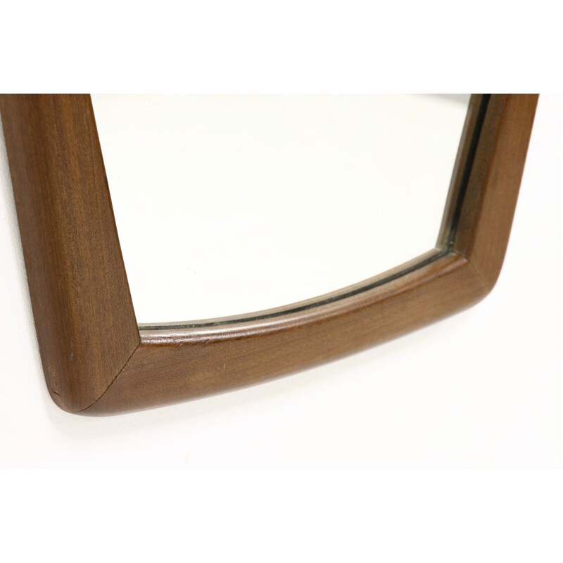 Teak scandinavian vintage mirror, 1960s