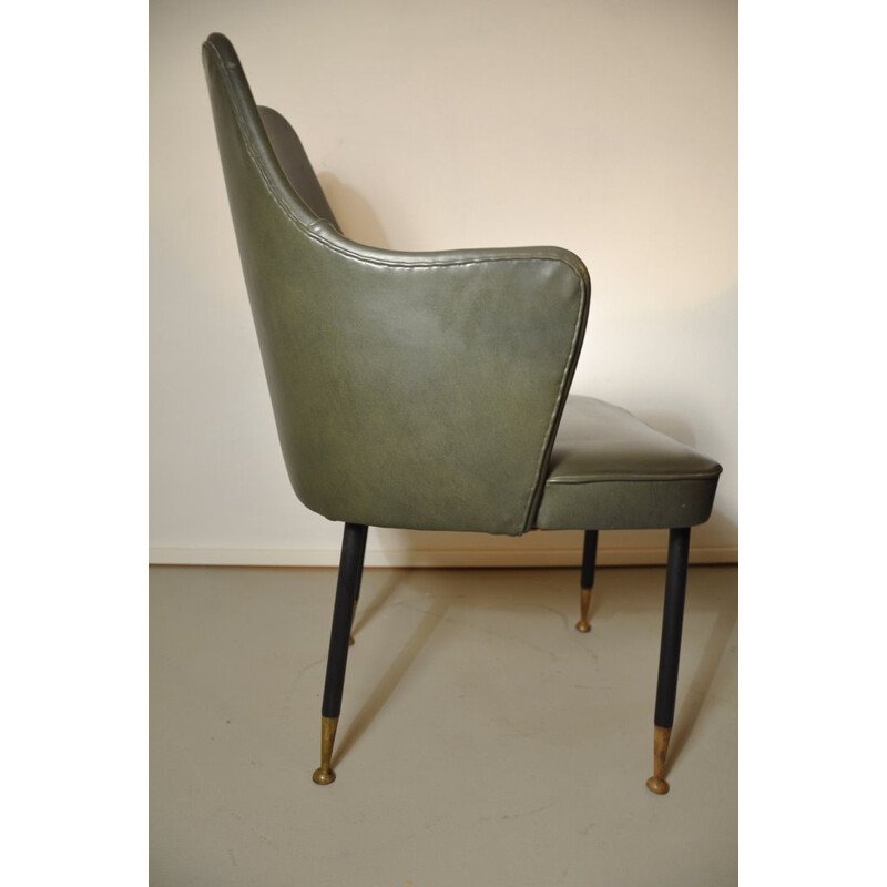 Paire de fauteuils italiens, 1950