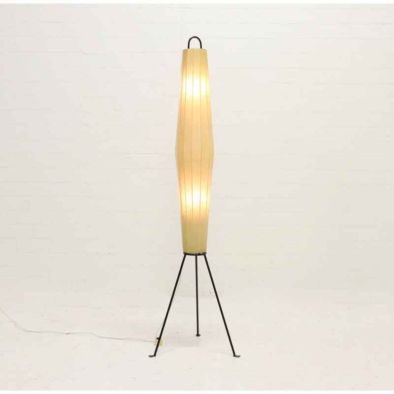 Vintage "Lugano" floor Lamp by H. Klingele for Artimeta , 1950