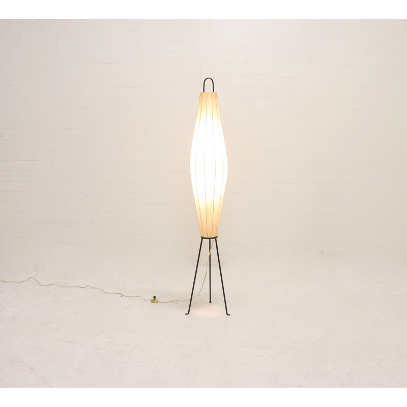 Vintage "Lugano" floor Lamp by H. Klingele for Artimeta , 1950