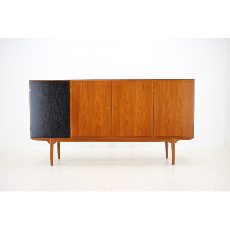 Vintage Omann Jun teak highboard, 1960s 