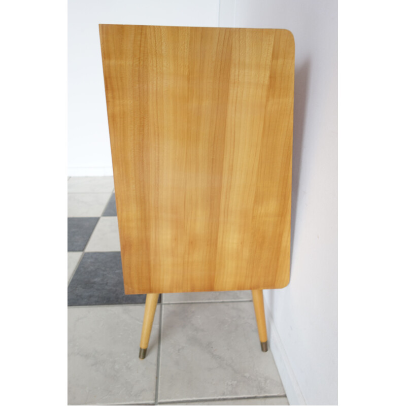 Vintage light wood sideboard 1950s 