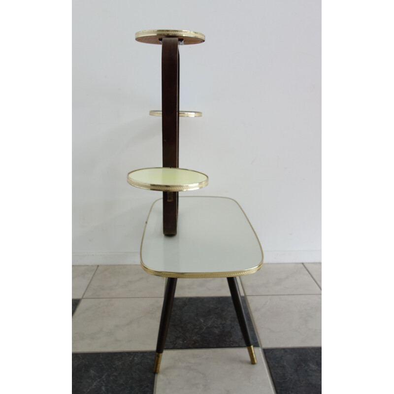 Vintage side table in formica plant 1960s