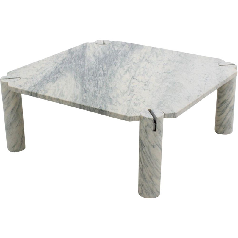 Vintage Italian marble coffee table, 1970s