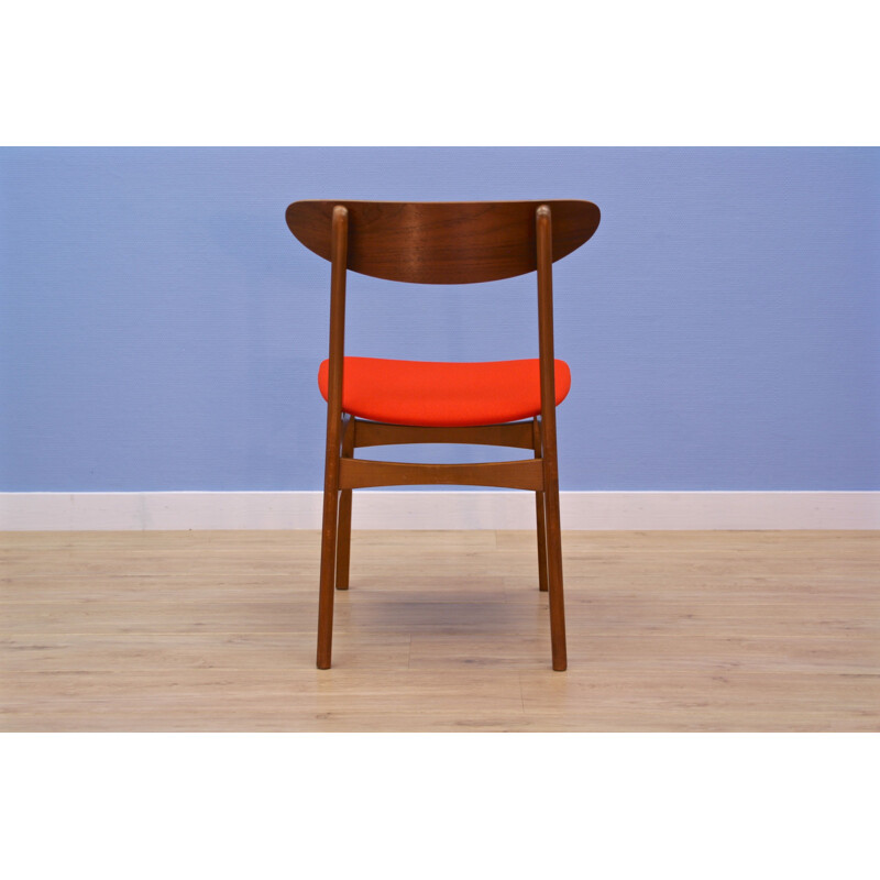 Suite vintage de 6 chaises danoises en teck par Falsled, 1960