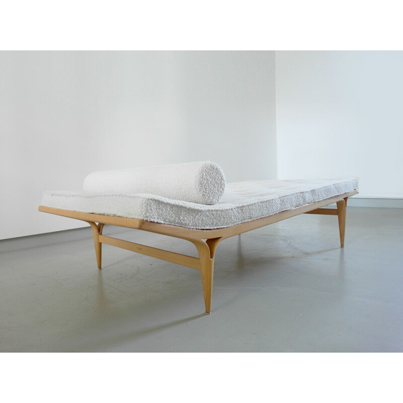 Vintage birch wood daybed by Bruno Mathsson, Sweden, 1957