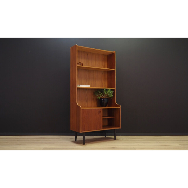 Vintage teak bookcase, scandinavian design, 1960-70