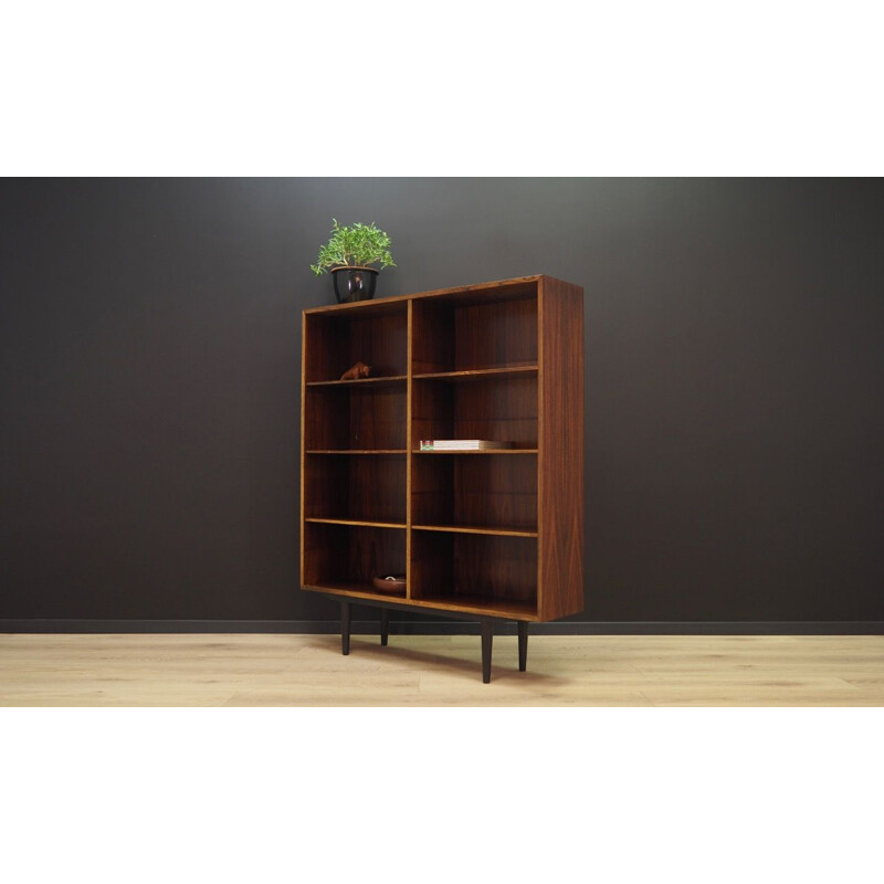 Vintage rosewood bookcase by Omann Jun, 1960-70