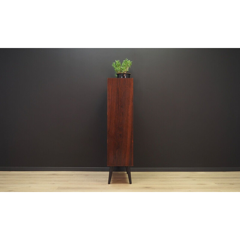 Vintage rosewood bookcase, Denmark, 1960-70