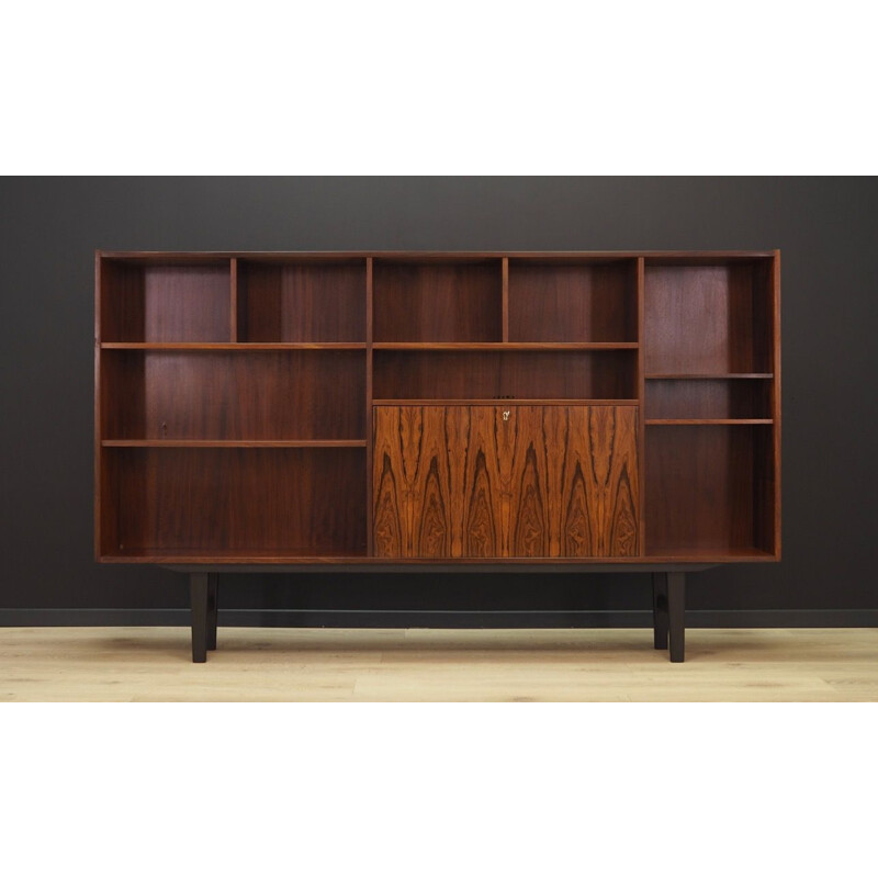 Vintage rosewood bookcase by Farso, 1960-70s