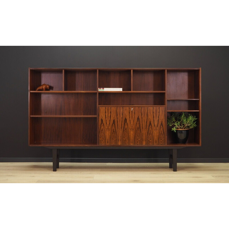 Vintage rosewood bookcase by Farso, 1960-70s