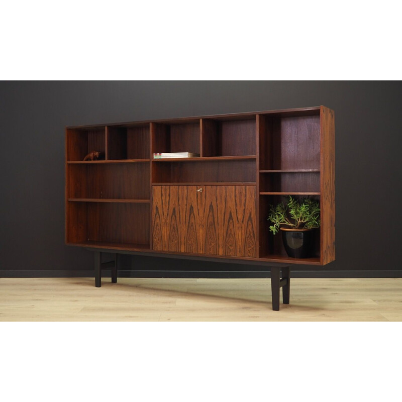 Vintage rosewood bookcase by Farso, 1960-70s