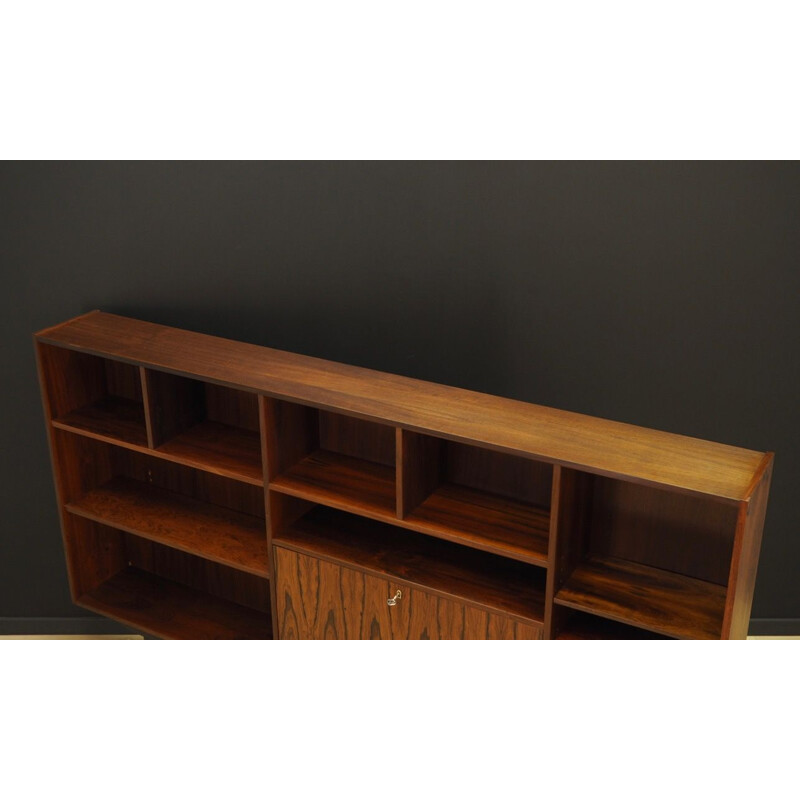 Vintage rosewood bookcase by Farso, 1960-70s