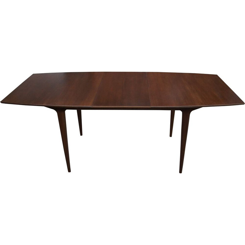 Vintage teak dining table by V G Rossi  for McIntosh 1960s