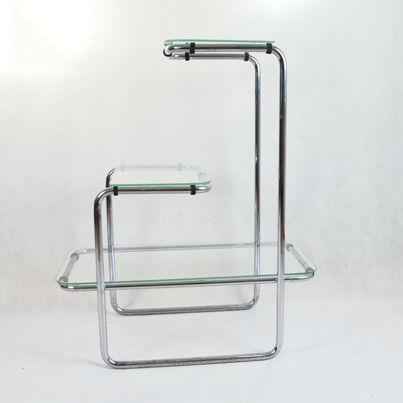 Vintage table, B136 by E. Guyot Thonet, Czechoslovakia, 1930s