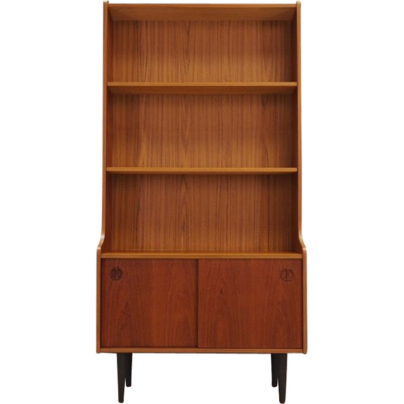 Vintage teak bookcase, scandinavian design, 1960-70