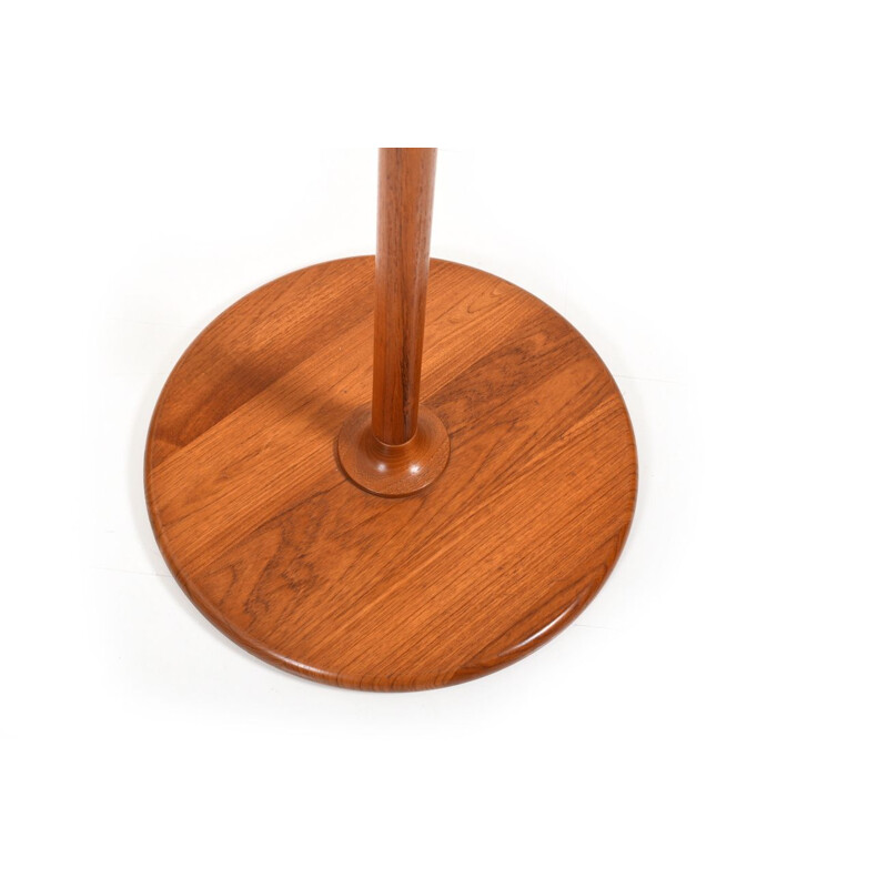 Vintage adjustable teak coat rack by Søren Nissen & Ebbe Gehl for Aksel Kjersgaard