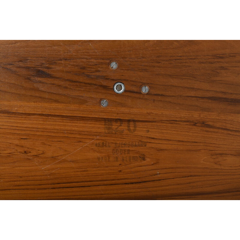 Vintage adjustable teak coat rack by Søren Nissen & Ebbe Gehl for Aksel Kjersgaard