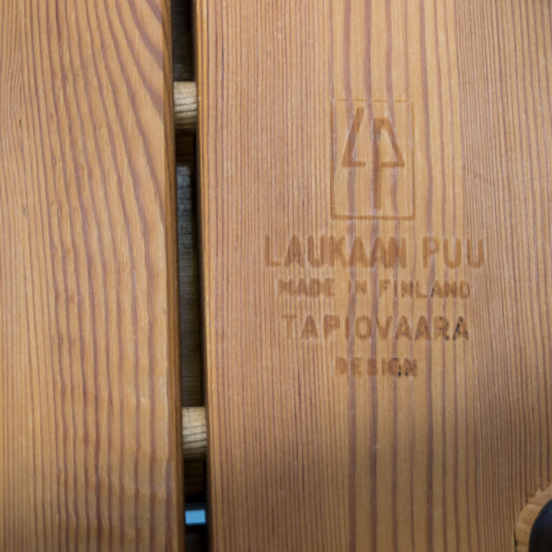 Pair of 2 "Pirkka" dinning chairs for Laukaan Puu, 1960s