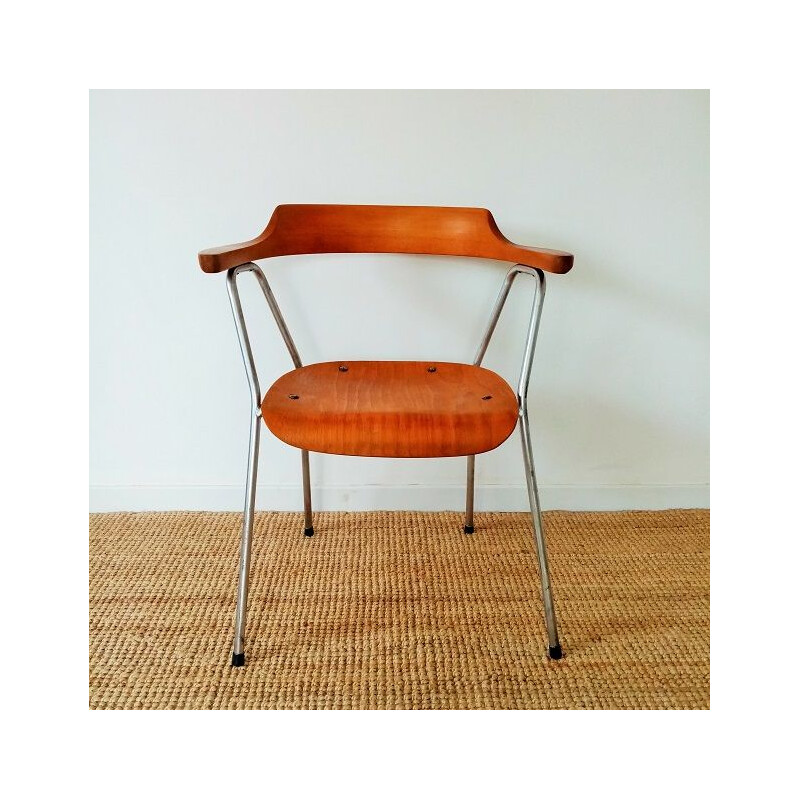 Pair of vintage chairs 4455 by Niko Kralj by Stol Kamnik 1955