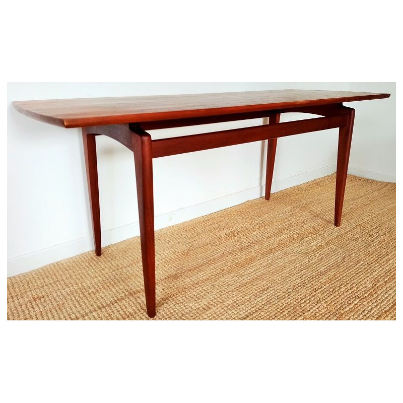 Vintage teak coffee table by Wilhelm Renz, Germany