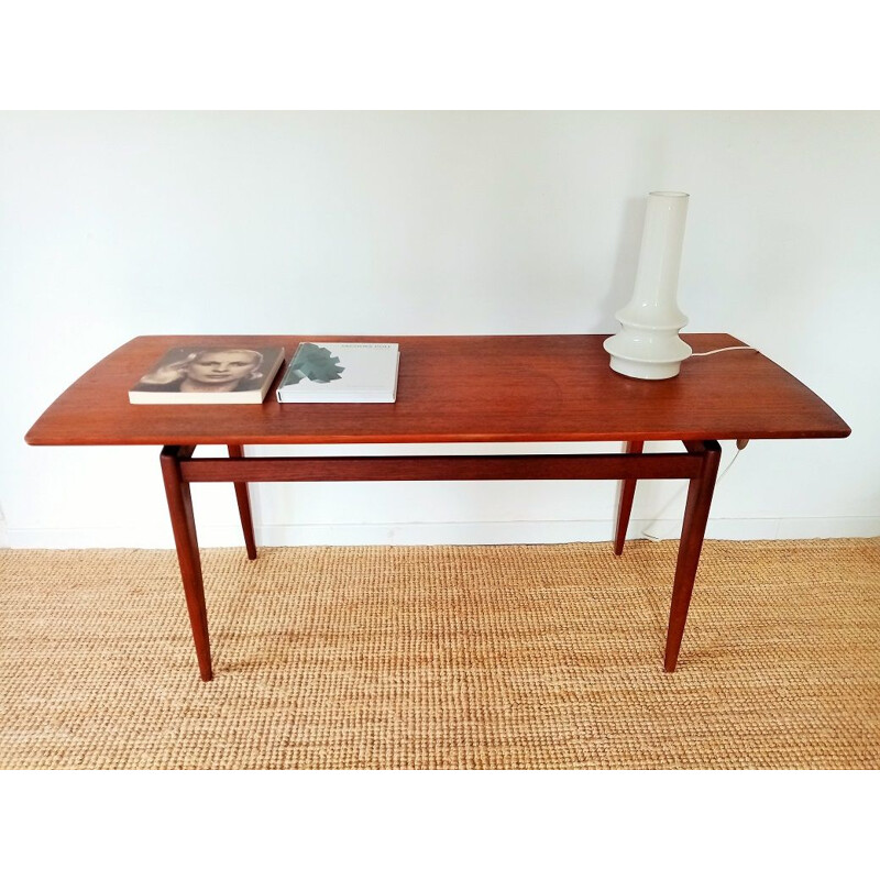 Vintage teak coffee table by Wilhelm Renz, Germany