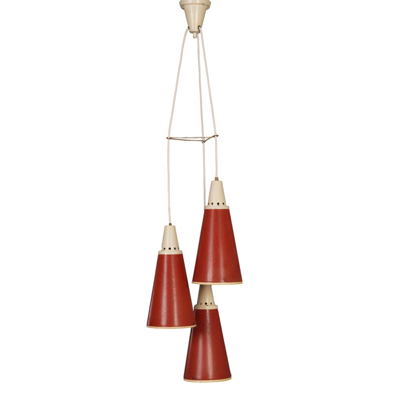 Vintage Perfolux hanging lamp by Niek Hiemstra at Hiemstra Evolux 1955