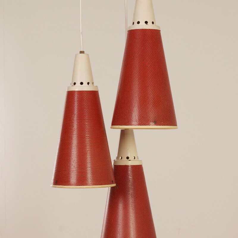 Vintage Perfolux hanging lamp by Niek Hiemstra at Hiemstra Evolux 1955