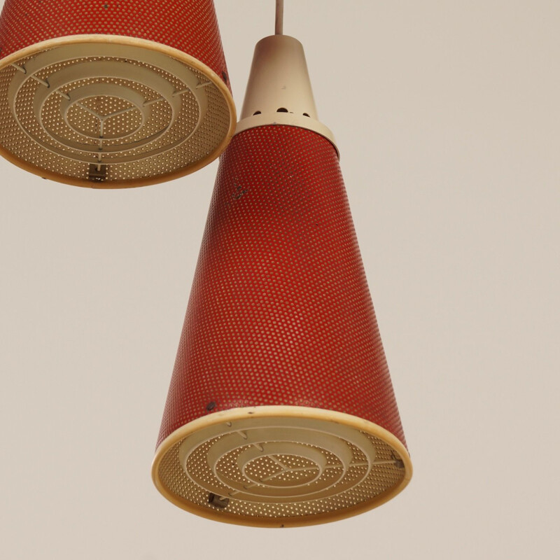 Vintage Perfolux hanging lamp by Niek Hiemstra at Hiemstra Evolux 1955