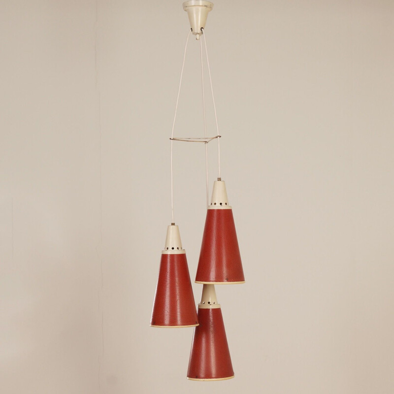 Vintage Perfolux hanging lamp by Niek Hiemstra at Hiemstra Evolux 1955
