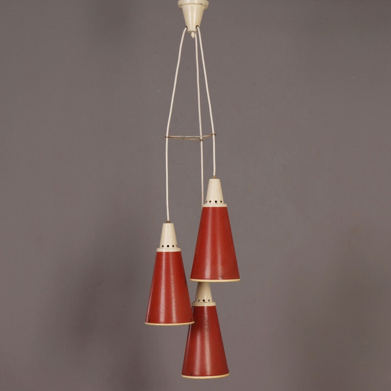 Vintage Perfolux hanging lamp by Niek Hiemstra at Hiemstra Evolux 1955