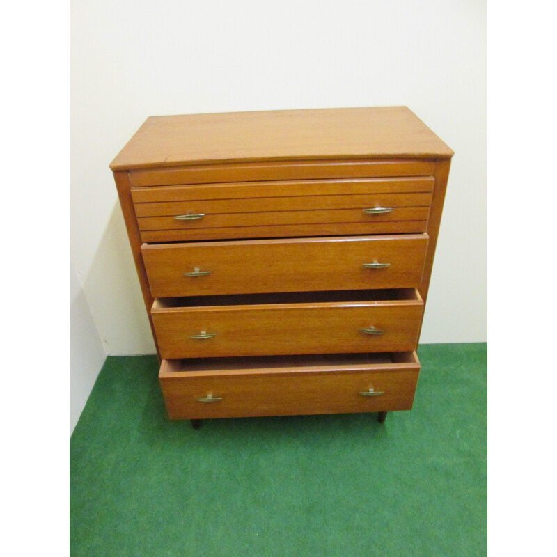 Vintage Oak chest od drawers, 1970