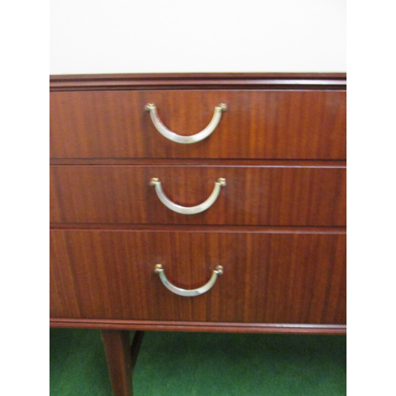 Vintage mahogany chest of drawers, 1960