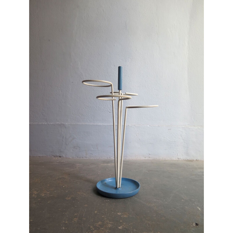 Vintage umbrella stand in iron 1950s