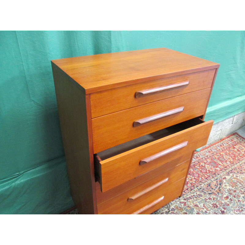 Vintage teak chest of drawers by G Plan, 1960s