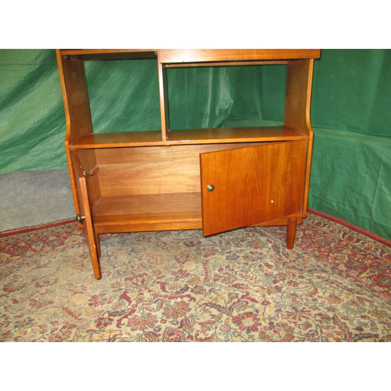 Vintage teak bookcase, 1960