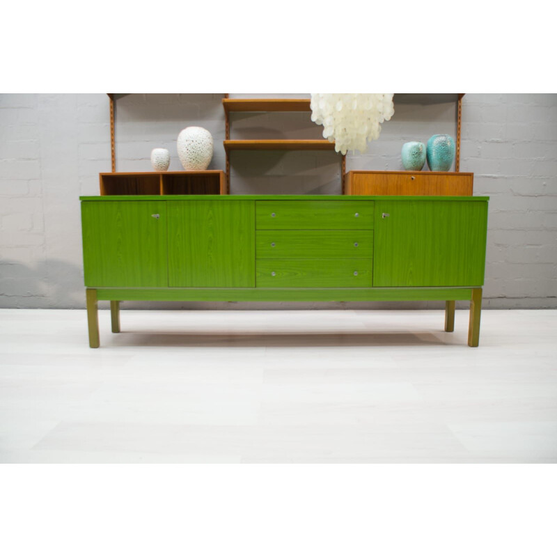 Vintage Green Sideboard by Palette Möbelwerk, 1970s