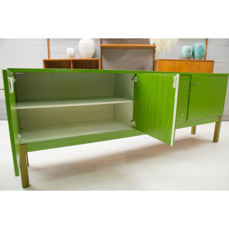 Vintage Green Sideboard by Palette Möbelwerk, 1970s