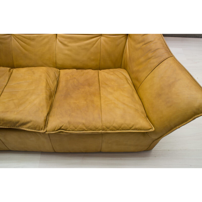 Vintage Denver 2-Sitzer-Sofa aus Leder von Gerard Van Den Berg für Montis, 1970