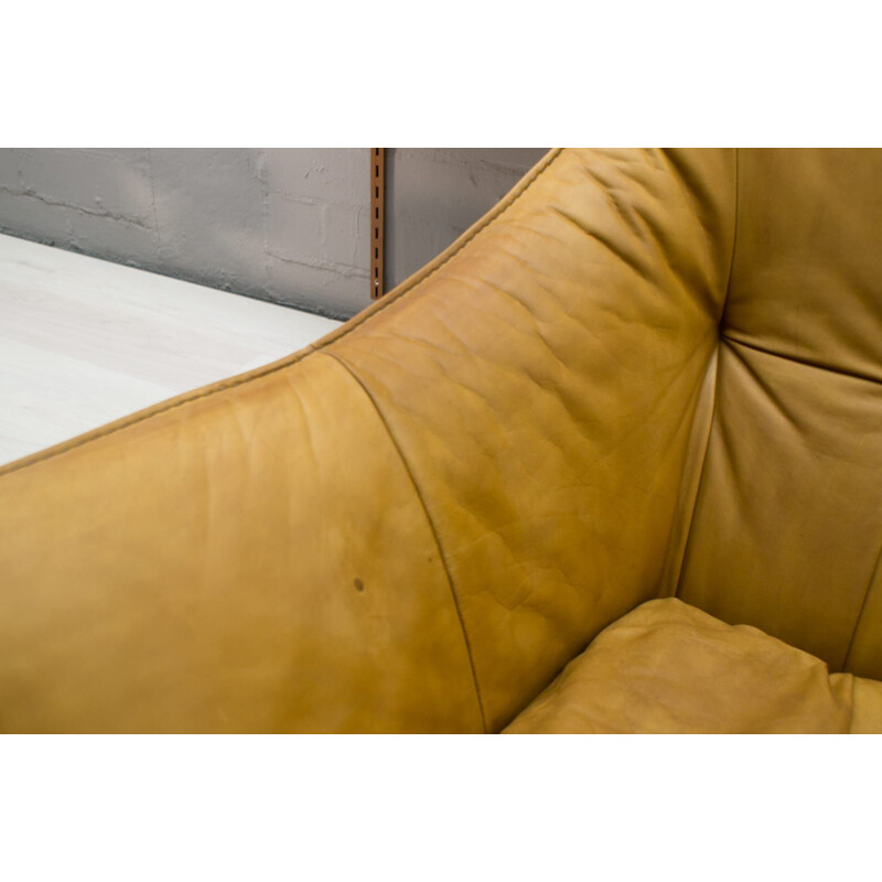 Vintage Denver 2-Sitzer-Sofa aus Leder von Gerard Van Den Berg für Montis, 1970