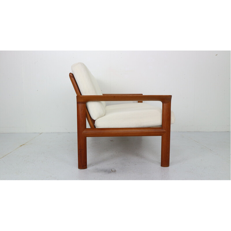 Vintage Danish 2-Seat Sofa in Teak  by Sven Ellekaer for Komfort, Denmark 1960s