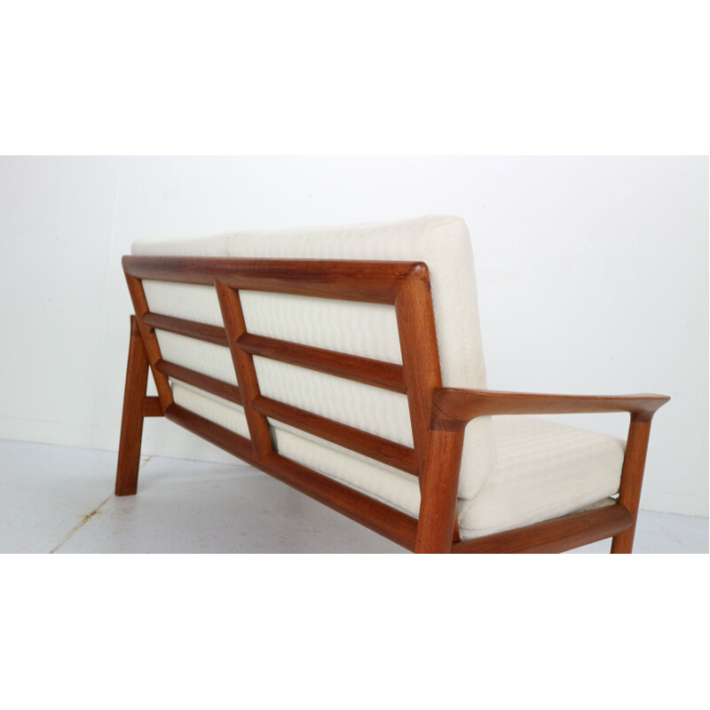 Vintage Danish 2-Seat Sofa in Teak  by Sven Ellekaer for Komfort, Denmark 1960s