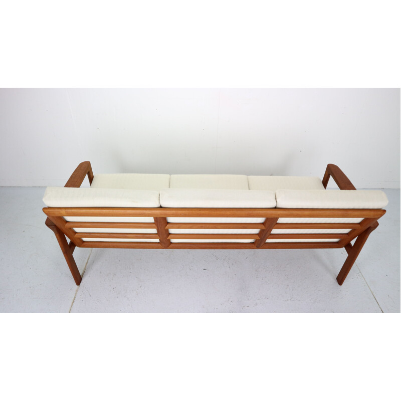 Vintage Danish Teak 3-Seat Sofa by Sven Ellekaer for Komfort, Denmark , 1960s