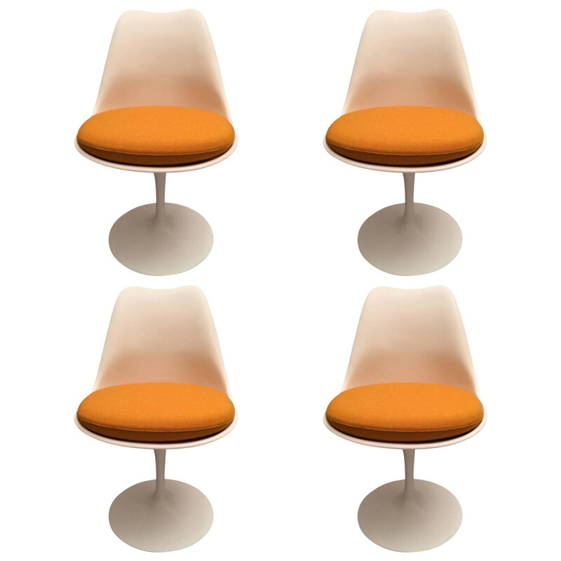 Knoll set of 4 chairs tulipe, Eero SAARINEN - 1970s