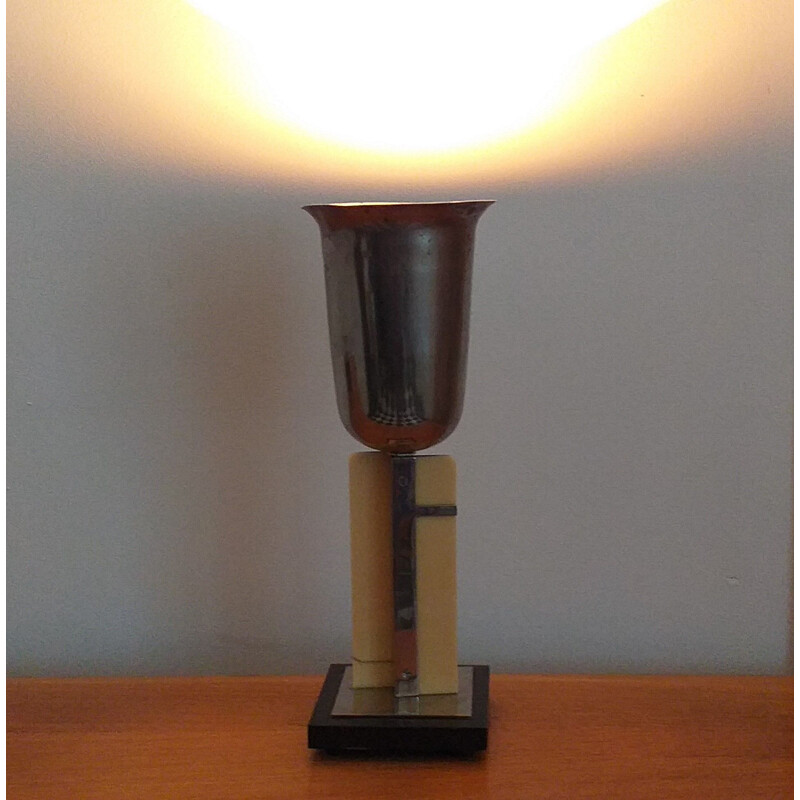 Vintage Art Deco tafellamp, Frankrijk 1930