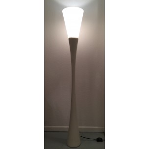 J1 floor lamp in lacquered wood, Joseph André MOTTE - 1960s