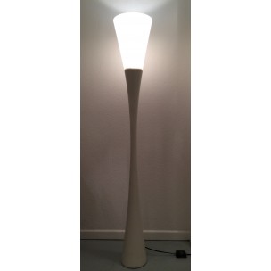 Lampadaire J1 vintage en bois laqué, Joseph André MOTTE - 1960