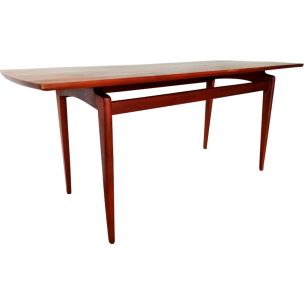 Vintage teak coffee table by Wilhelm Renz, Germany