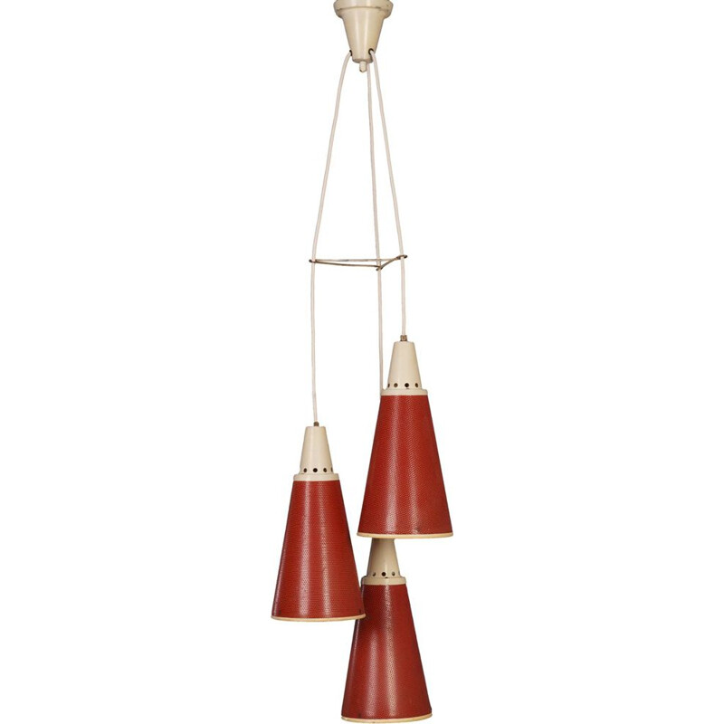 Vintage Perfolux hanging lamp by Niek Hiemstra at Hiemstra Evolux 1955