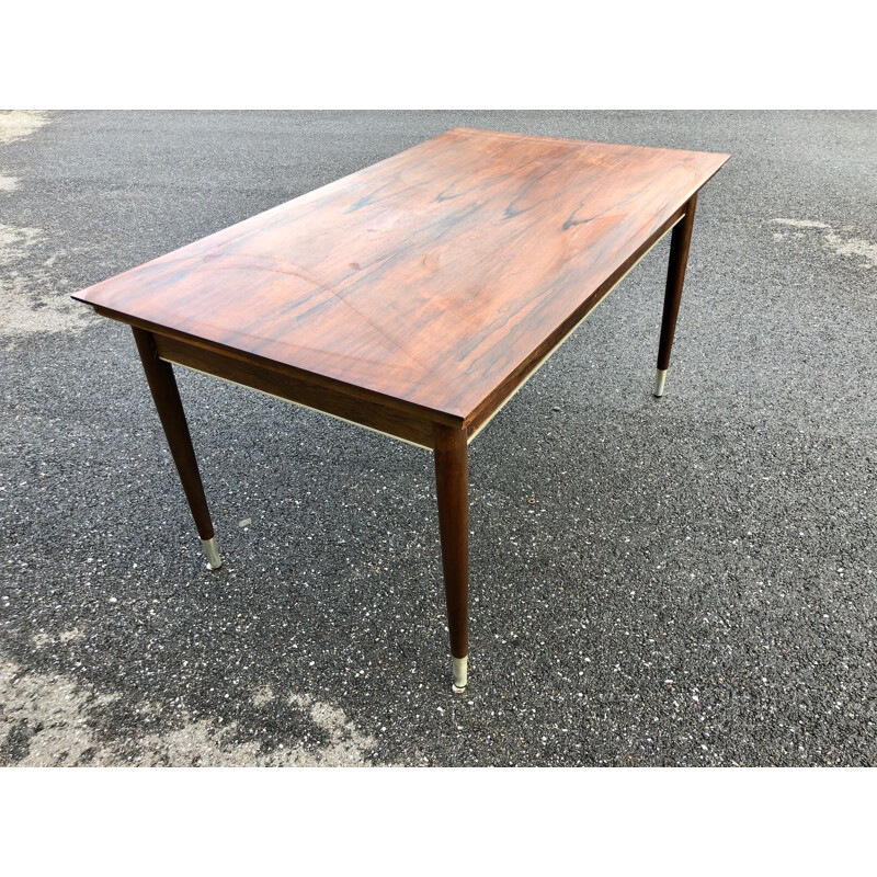 Vintage extendible table made of rosewood 1970